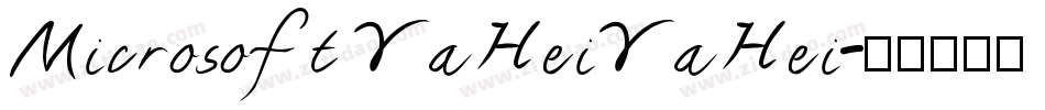 Microsoft YaHeiYaHei字体转换
